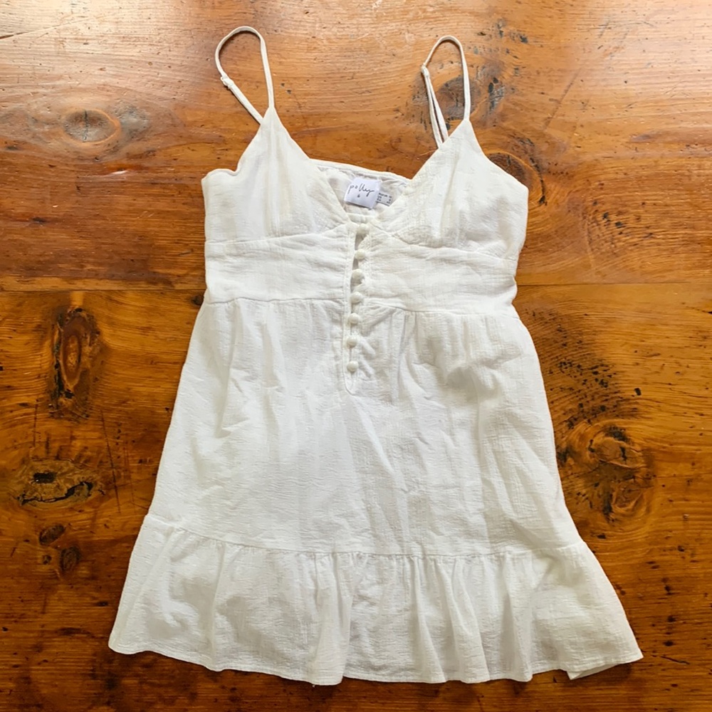 White cotton gauze top NWOT